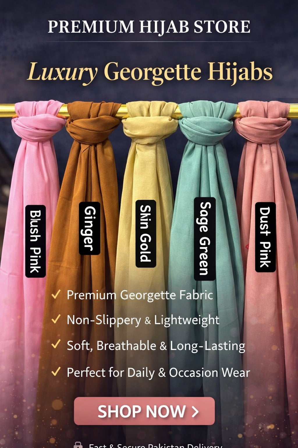 Premium Georgette Hijabs