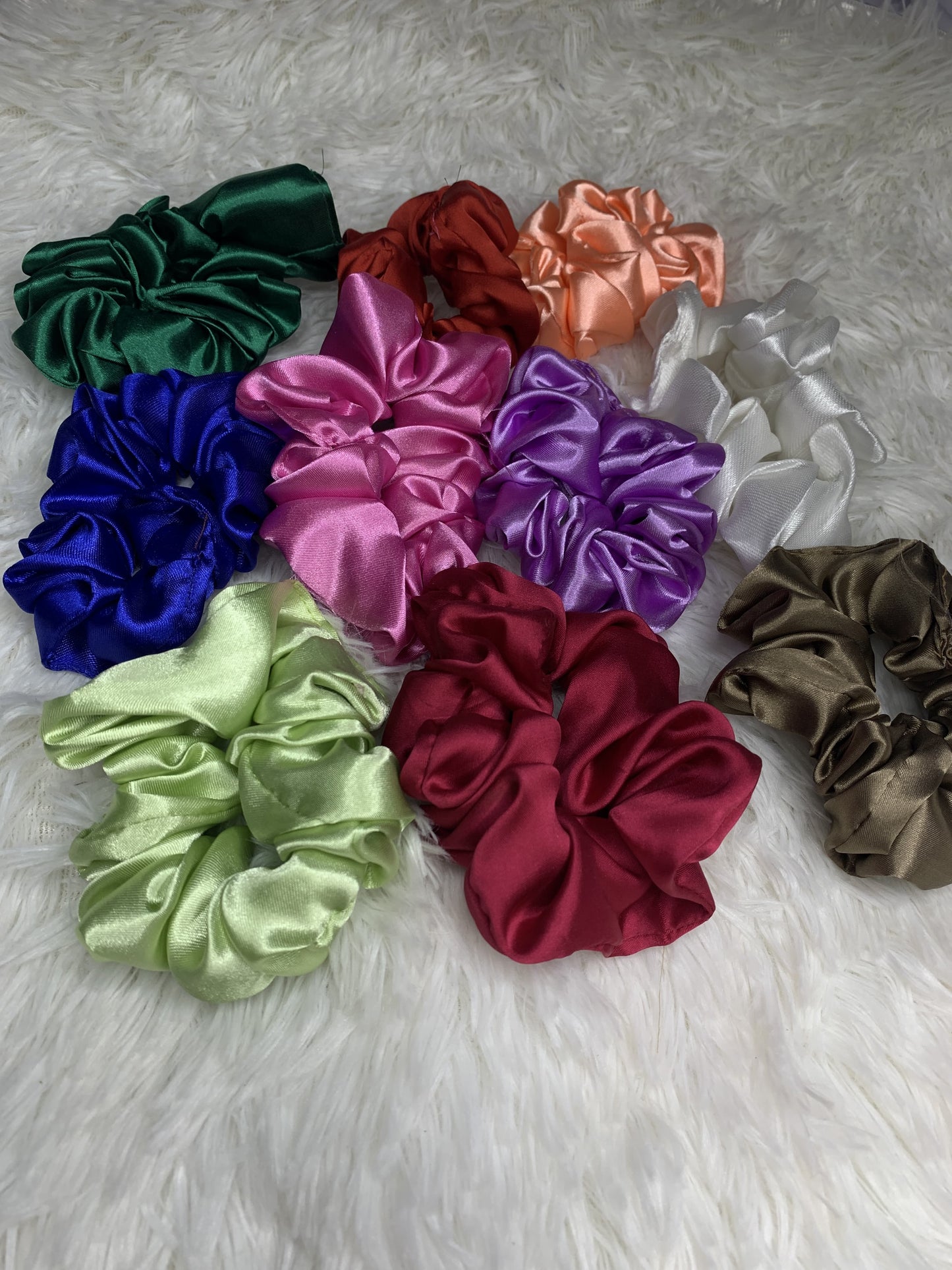 Multi Color Scrunchies