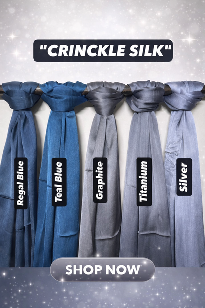 Crinkle Silk Hijab Collection