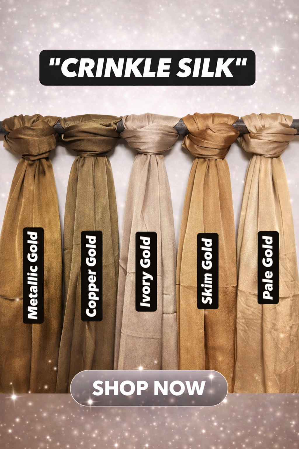 Crinkle Silk Hijab Collection