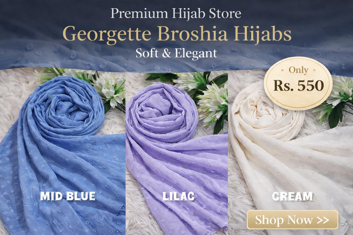 Georgette Broshia Hijab