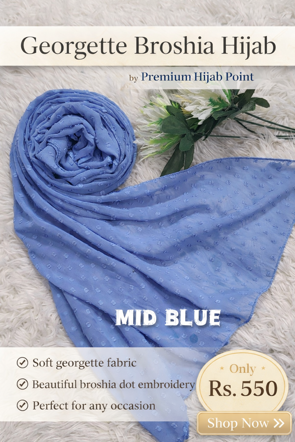 Georgette Broshia Hijab