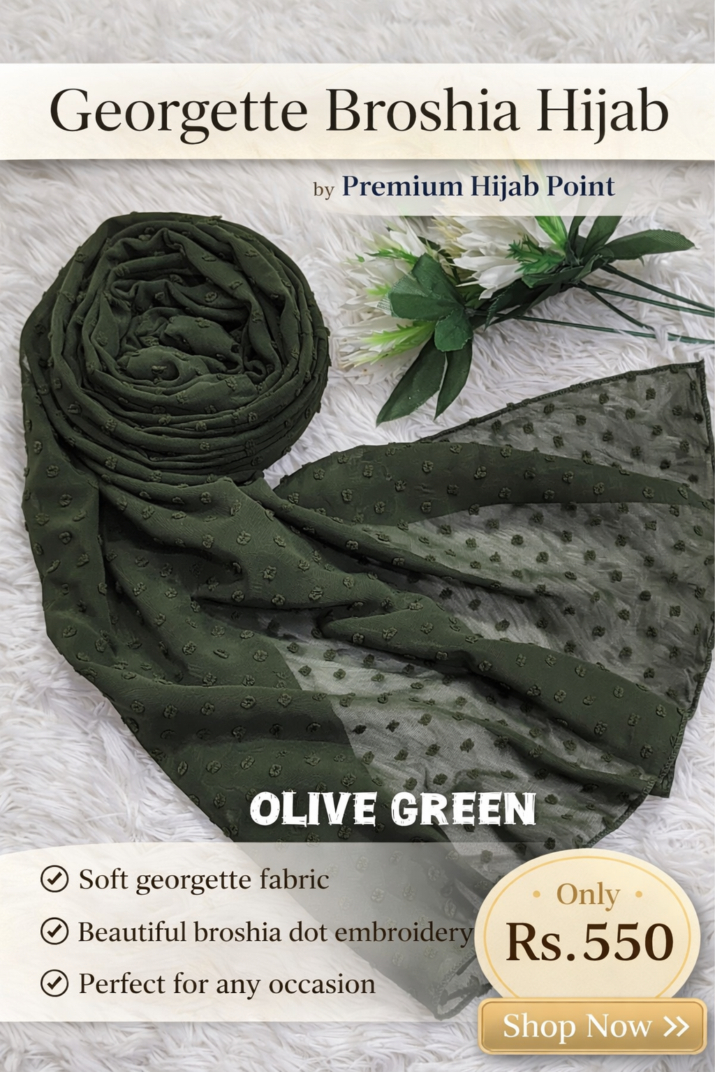 Georgette Broshia Hijab