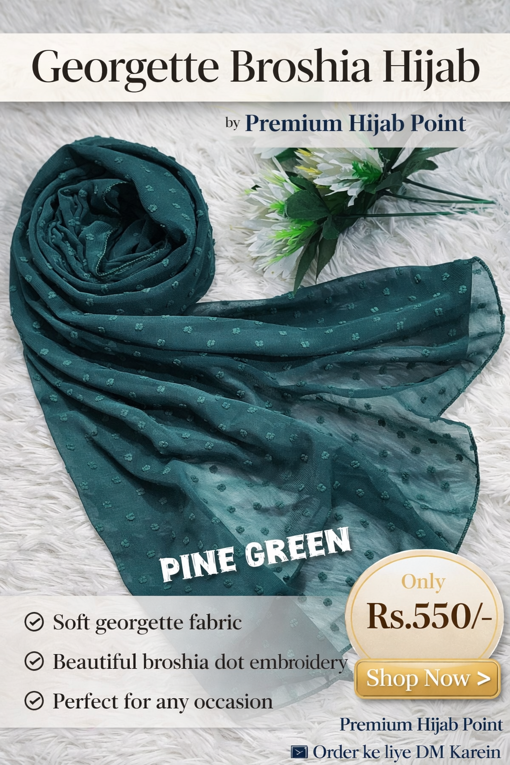 Georgette Broshia Hijab