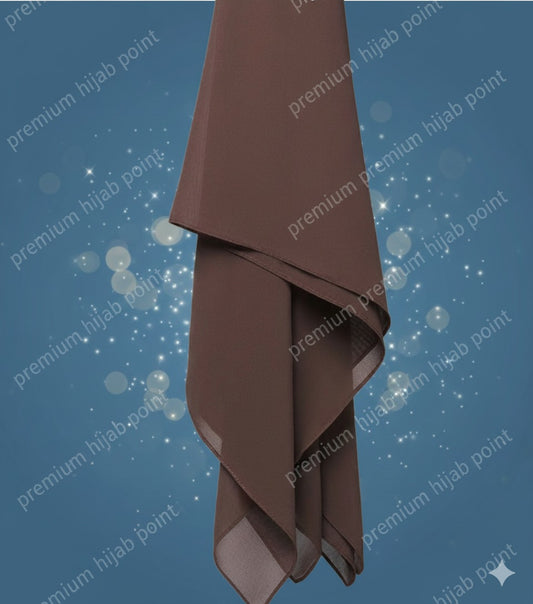 3 Premium Chiffon Hijabs – Soft, Non-Slip | Free Delivery | Cash on Delivery