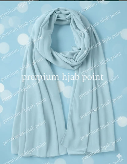 3 Premium Chiffon Hijabs – Soft, Non-Slip | Free Delivery | Cash on Delivery