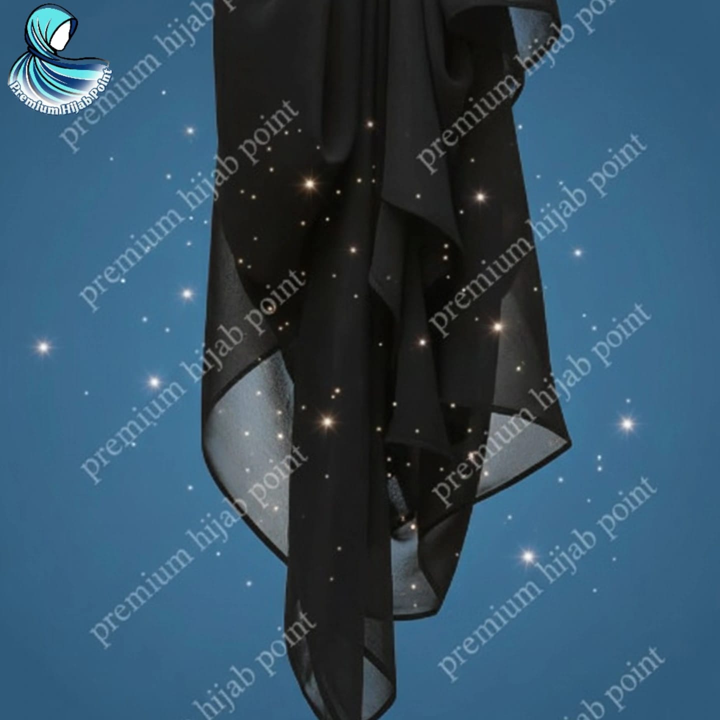 3 Premium Chiffon Hijabs – Soft, Non-Slip | Free Delivery | Cash on Delivery