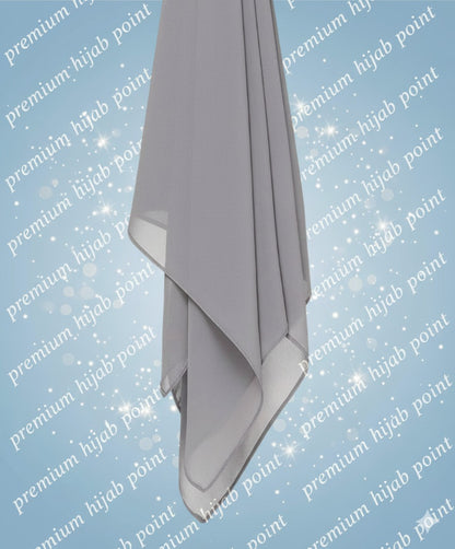 3 Premium Chiffon Hijabs – Soft, Non-Slip | Free Delivery | Cash on Delivery