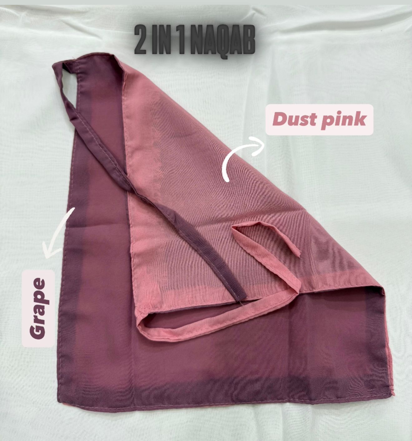 Double Side Color Naqab