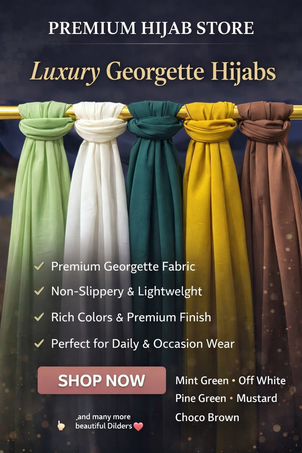 Premium Georgette Hijabs