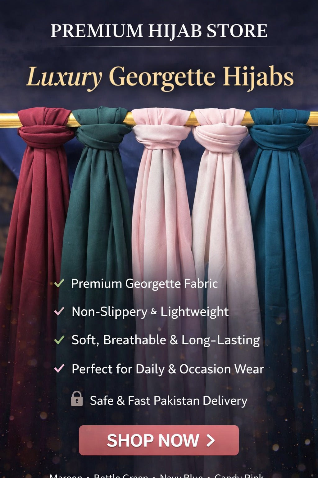 Premium Georgette Hijabs
