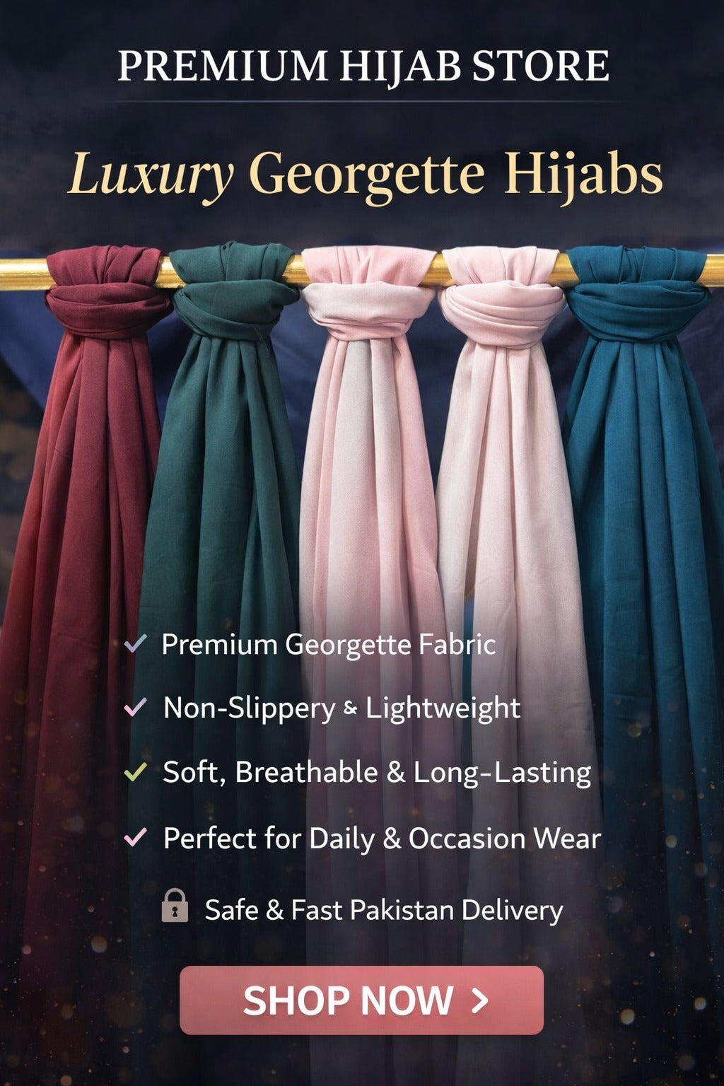 Premium Georgette Hijabs