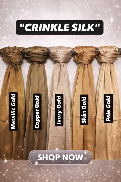 Crinkle Silk Hijab Collection