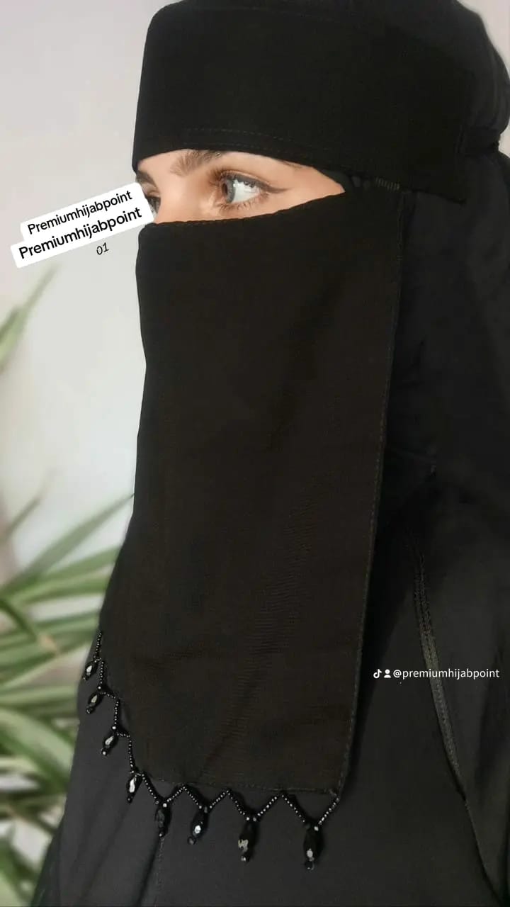 Cut Dana Hand Work Saudi Niqab