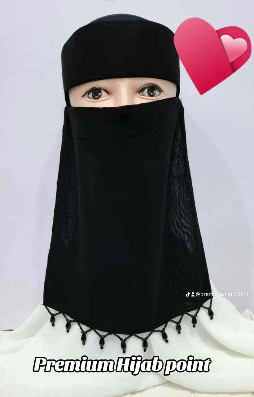 Cut Dana Hand Work Saudi Niqab