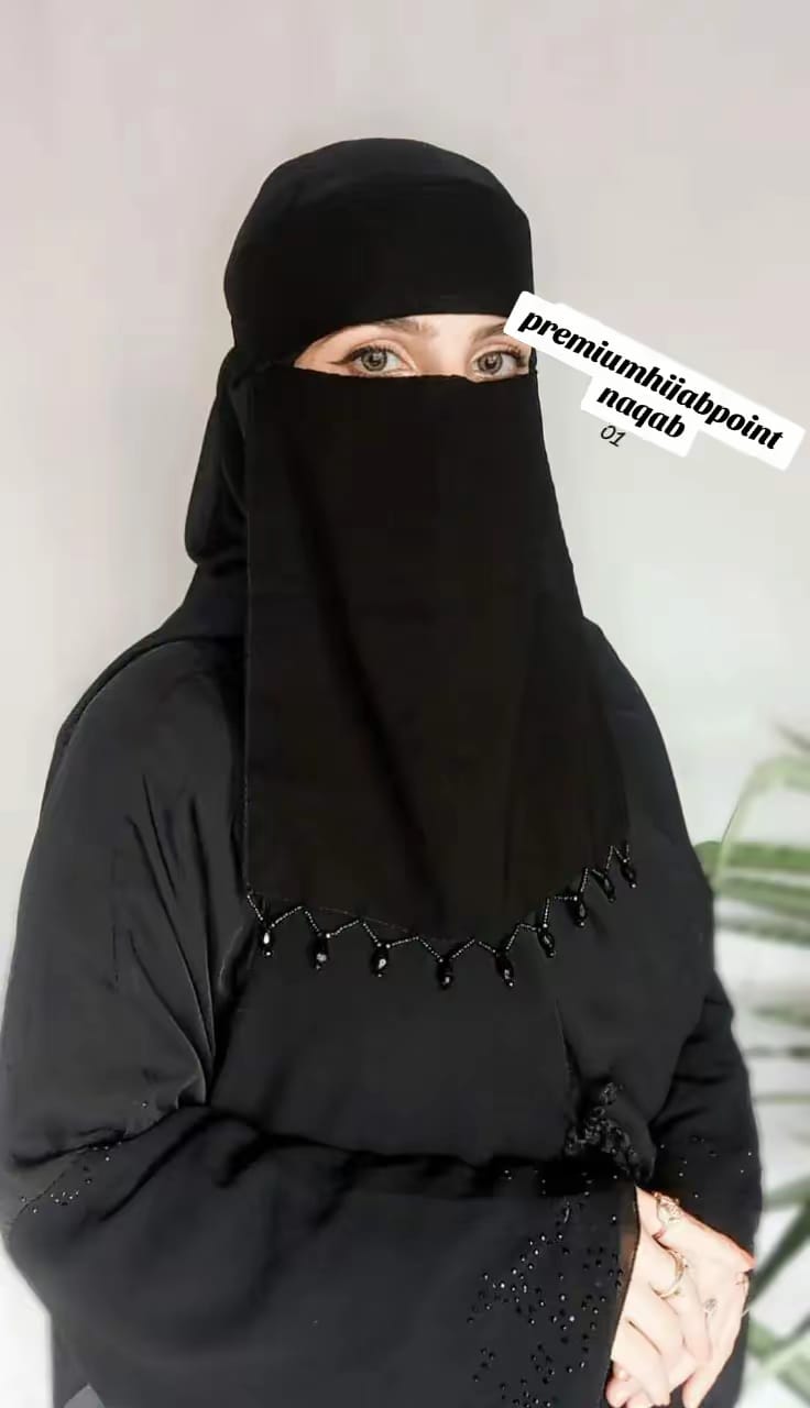Cut Dana Hand Work Saudi Niqab