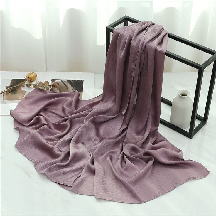 CRINCKLE SILK HIJABS