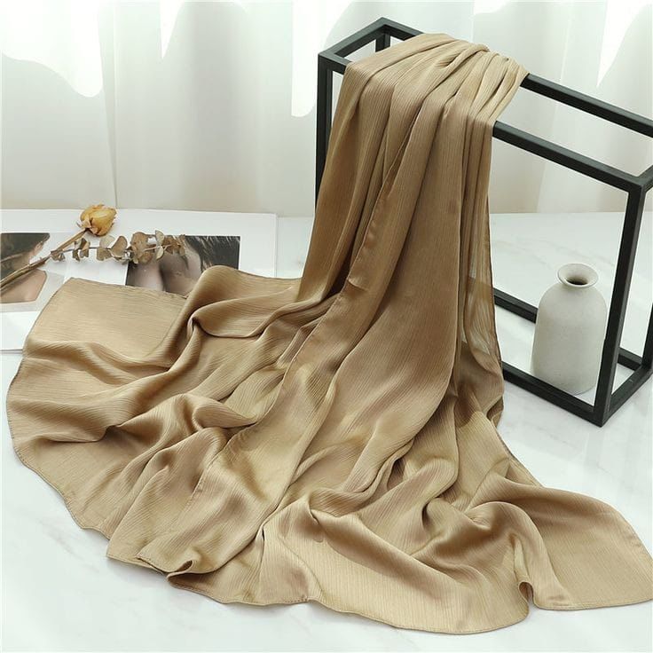 CRINCKLE SILK HIJABS
