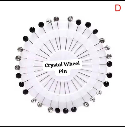 LONG CRYSTAL WHEEL PINS