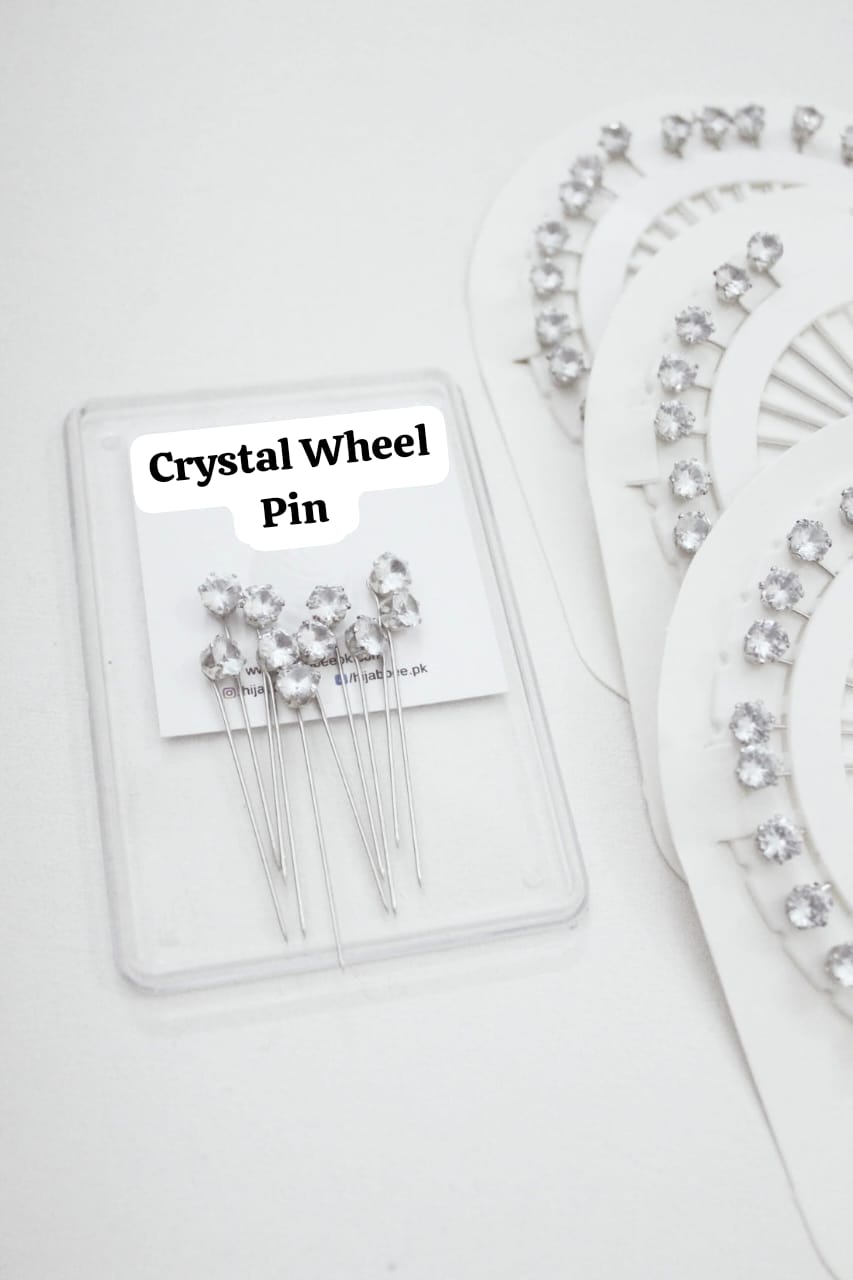 LONG CRYSTAL WHEEL PINS