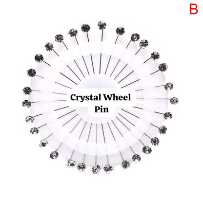LONG CRYSTAL WHEEL PINS