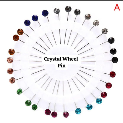 LONG CRYSTAL WHEEL PINS