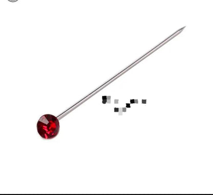 LONG CRYSTAL WHEEL PINS