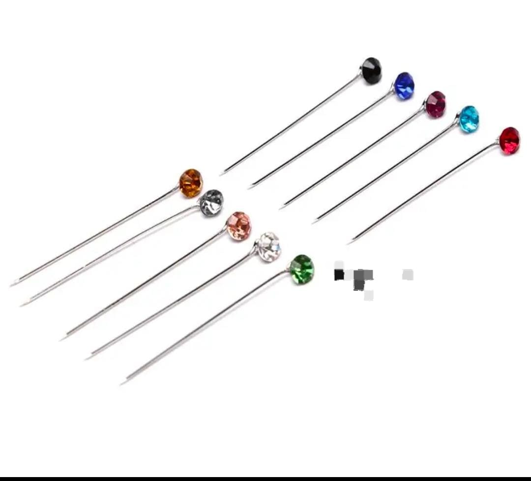 LONG CRYSTAL WHEEL PINS