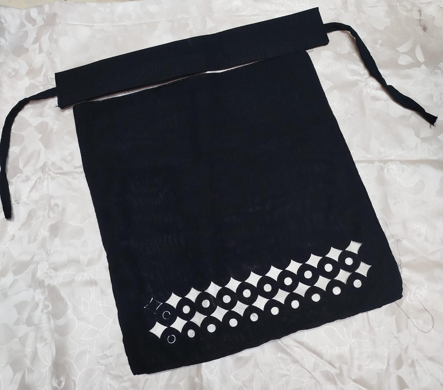 Cut Work Saudi Niqab