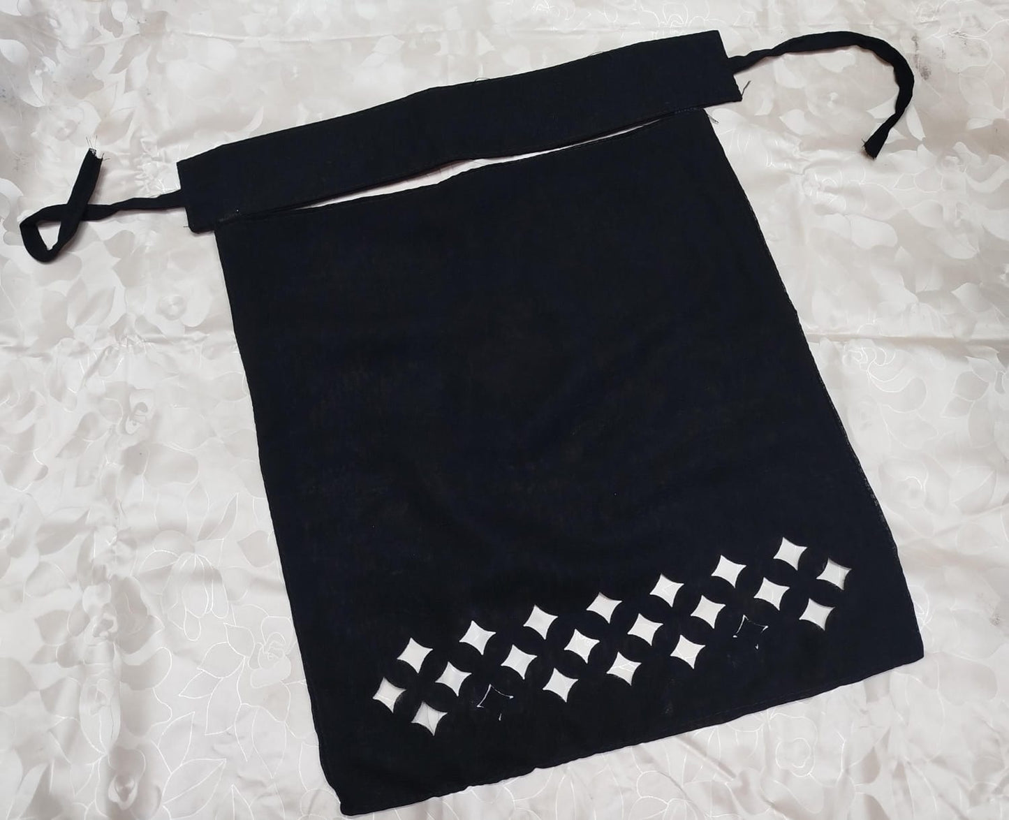 Cut Work Saudi Niqab