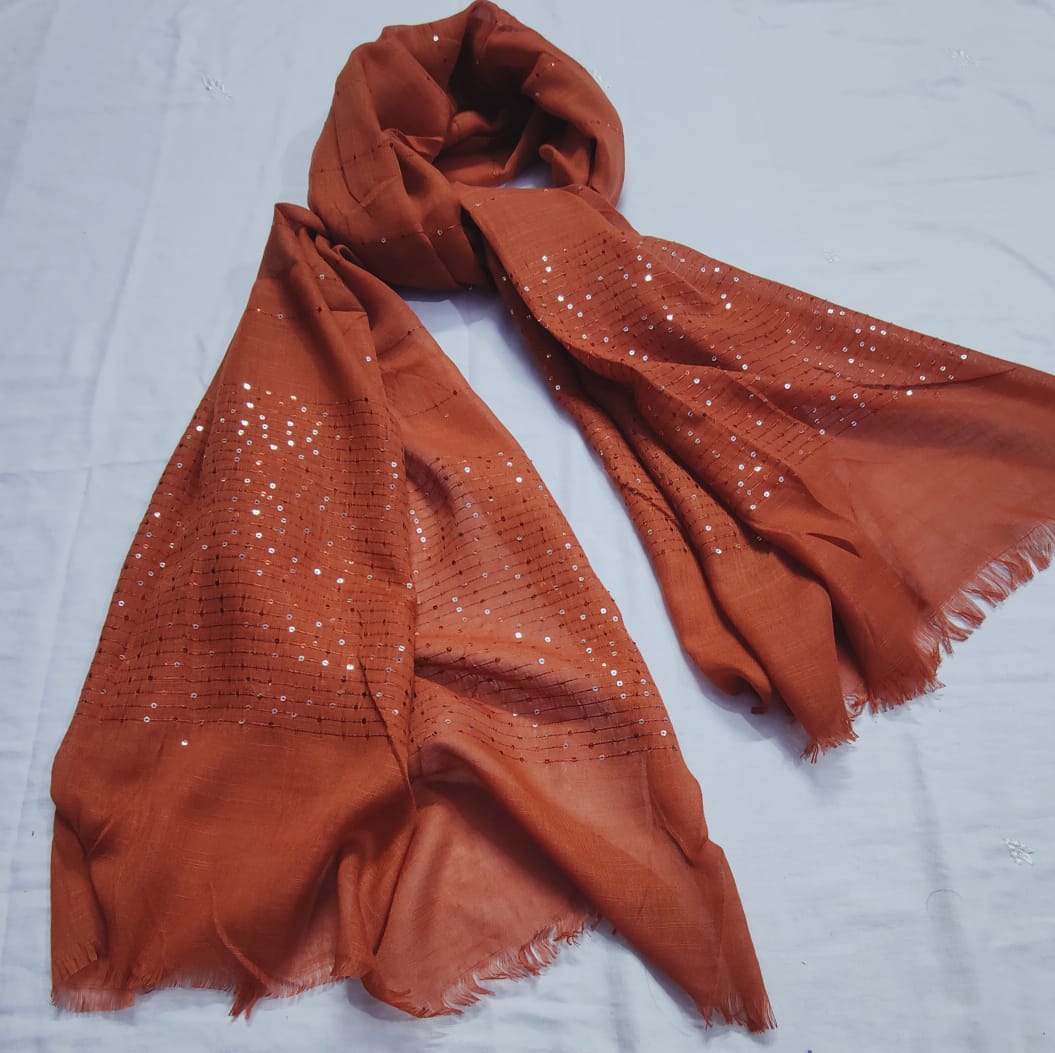 Fancy Sequence Work Stoler / Hijab – New Arrival