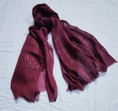 Fancy Sequence Work Stoler / Hijab – New Arrival