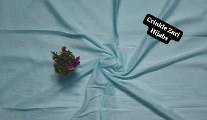 Crinkle Zari Hijab – Elegant &amp; Shimmery Collection