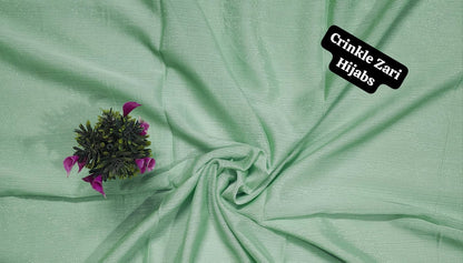 Crinkle Zari Hijab – Elegant &amp; Shimmery Collection