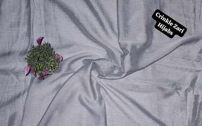 Crinkle Zari Hijab – Elegant &amp; Shimmery Collection