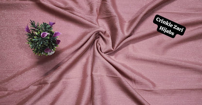 Crinkle Zari Hijab – Elegant &amp; Shimmery Collection