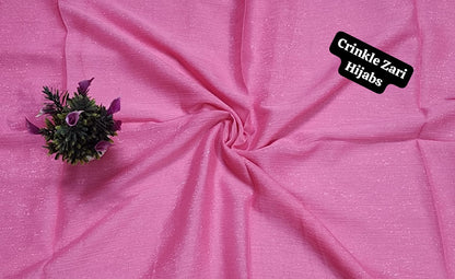 Crinkle Zari Hijab – Elegant &amp; Shimmery Collection