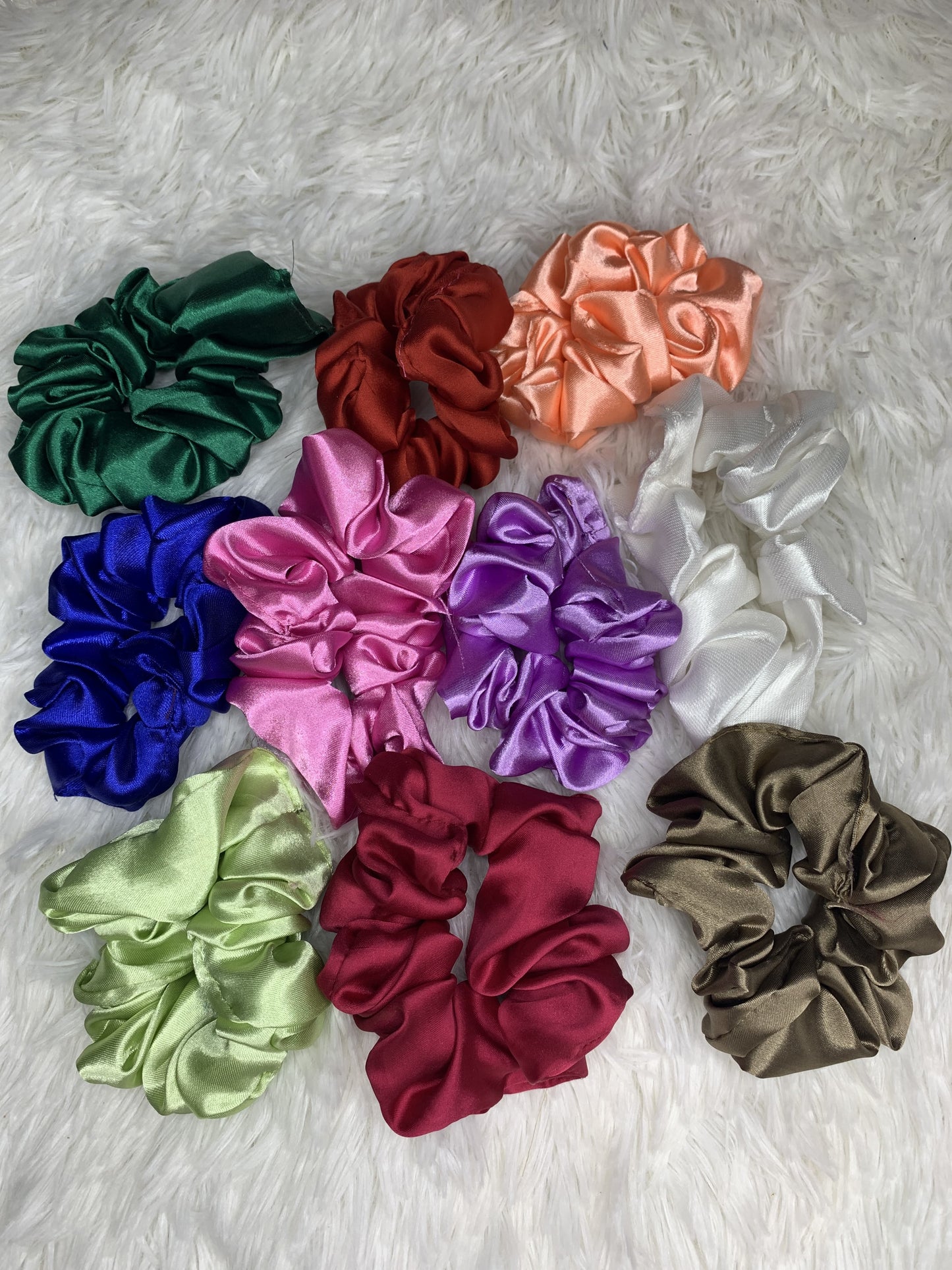 Multi Color Scrunchies