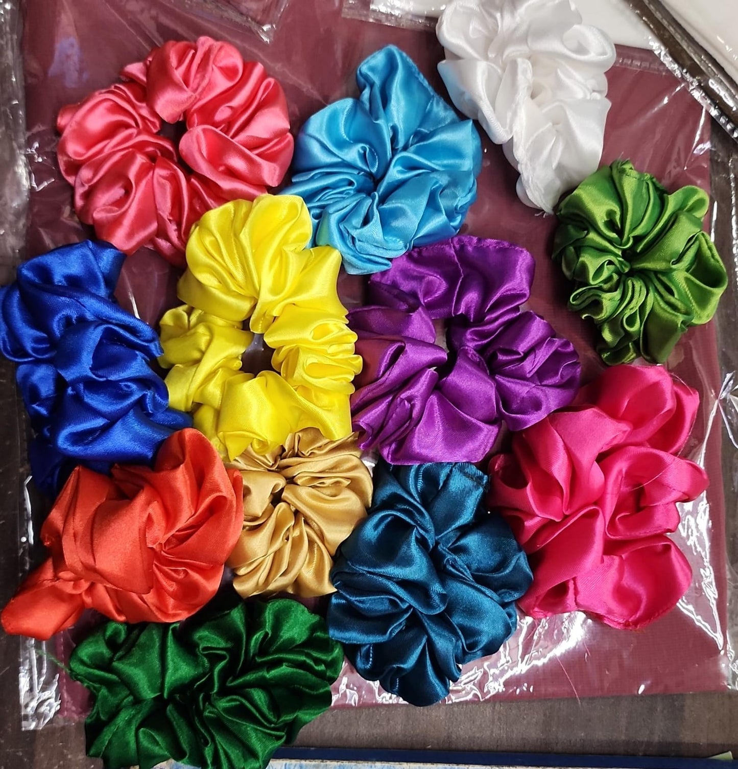 Multi Color Scrunchies
