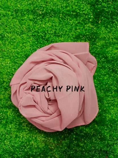 Plain Georgette Stoler/Hijab