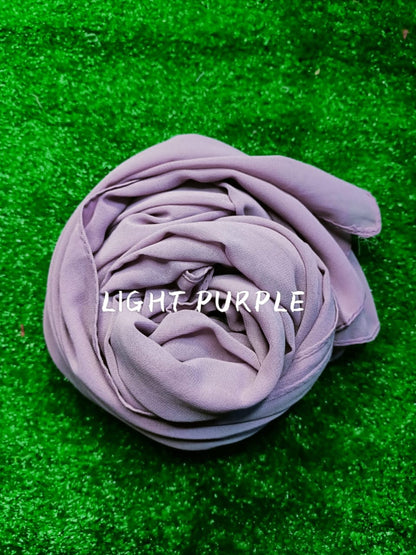 Plain Georgette Stoler/Hijab