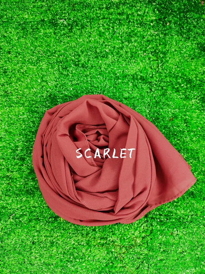 Plain Georgette Stoler/Hijab