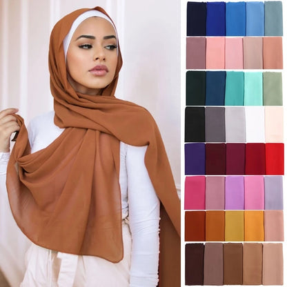 Plain Georgette Stoler/Hijab