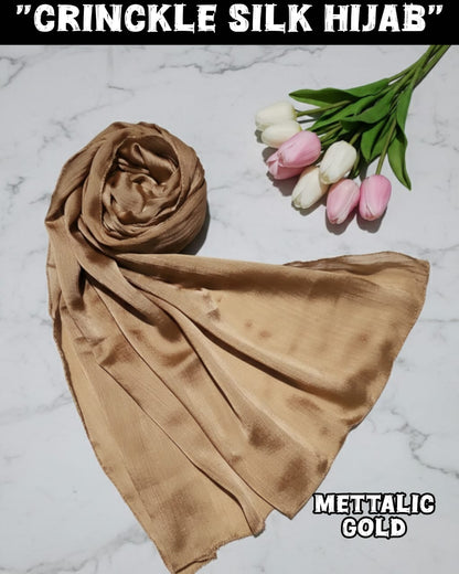 CRINCKLE SILK HIJABS