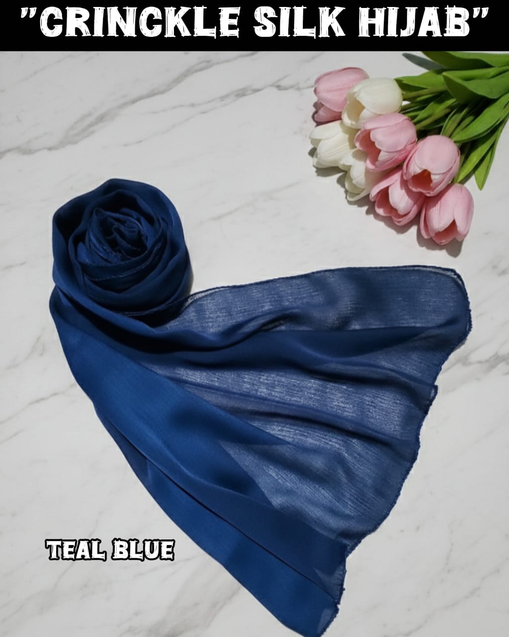 CRINCKLE SILK HIJABS