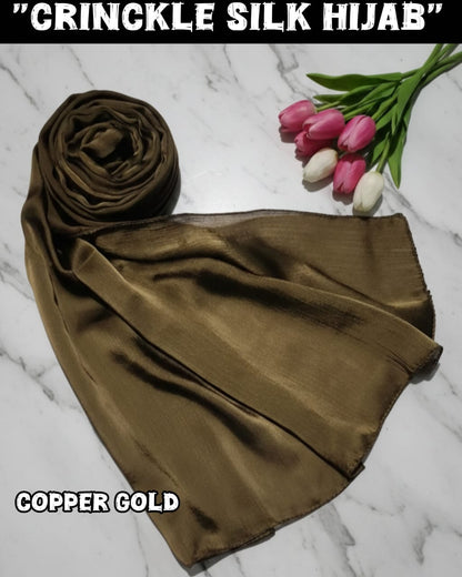 CRINCKLE SILK HIJABS