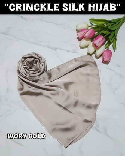 CRINCKLE SILK HIJABS