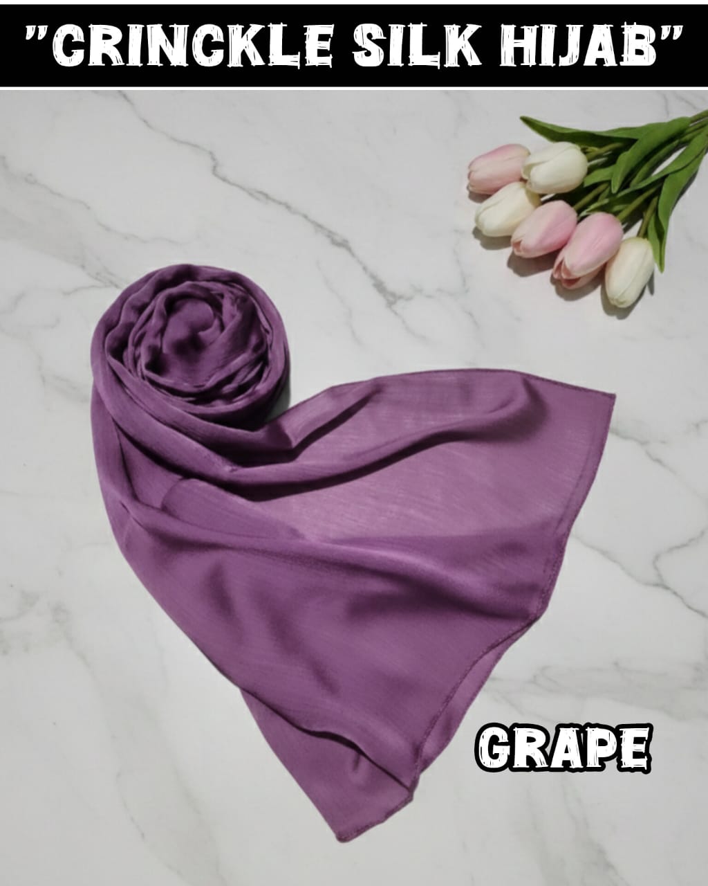 CRINCKLE SILK HIJABS