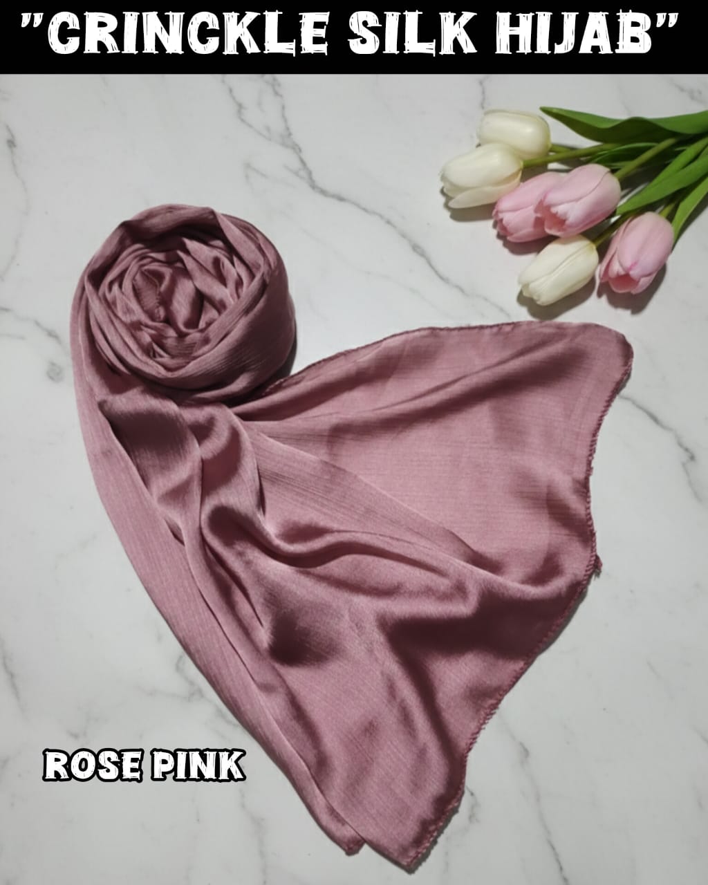 CRINCKLE SILK HIJABS