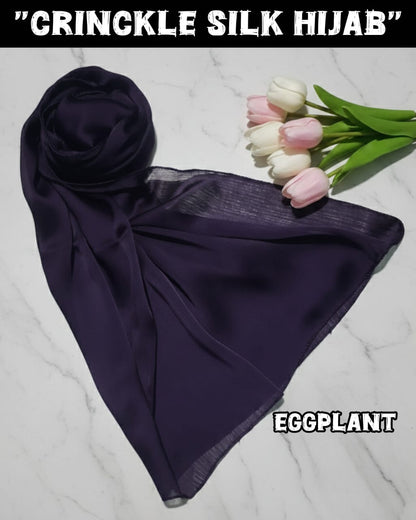 CRINCKLE SILK HIJABS